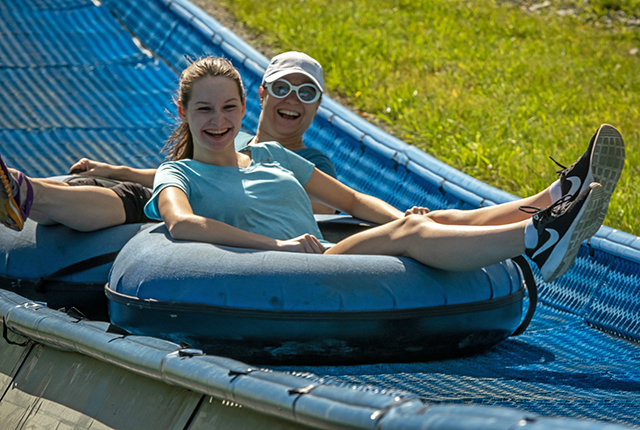 Summer tubing at the Family Adventure Park