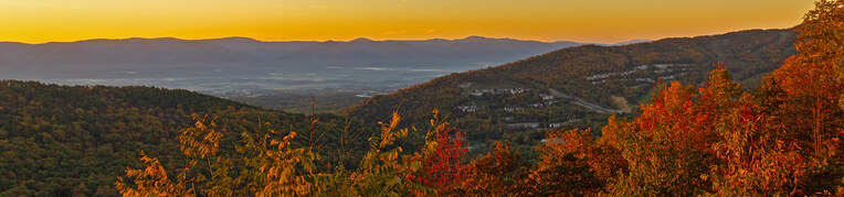Fall foliage at Massanutten Resort