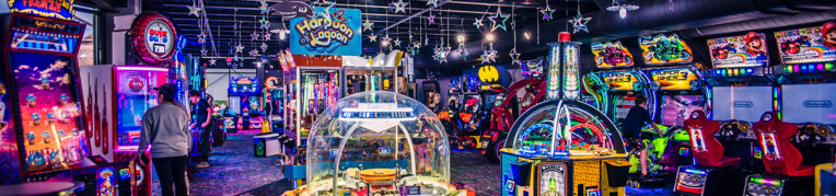 Diamond Jim's Arcade inside the Massanutten Indoor WaterPark