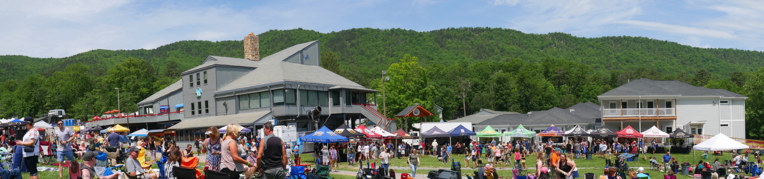 View of the ValleyFest Beer & Wine Festival at Massanutten Resort