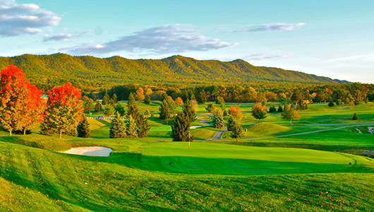 Woodstone Meadows Golf Course at Massanutten Resort in the fall