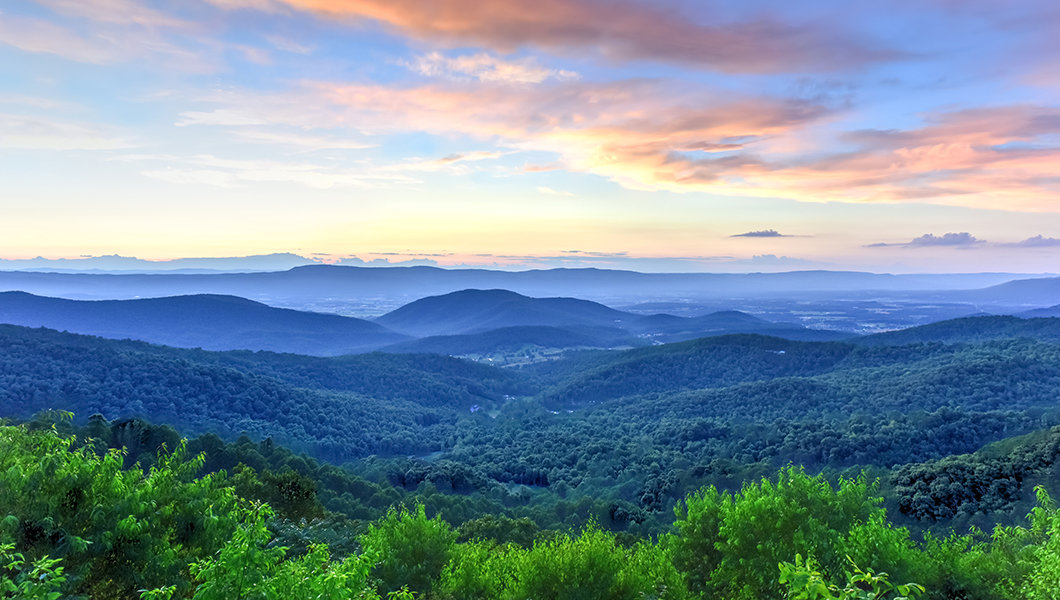 Photo of Blue Ridge Mountains in Virginia