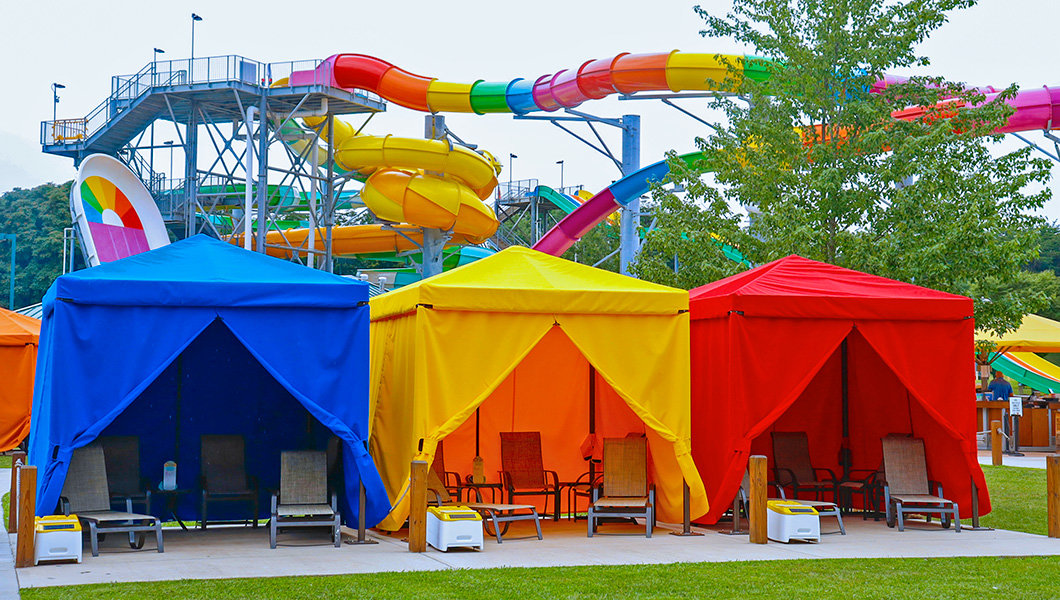 Cabanas at the Outdoor WaterPark