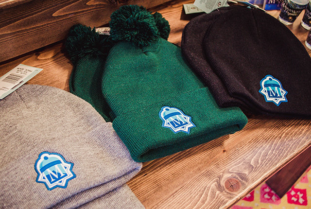 Winter beanies at the General Store